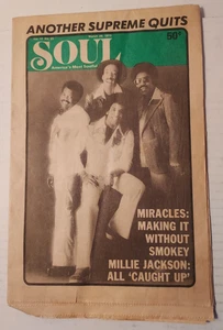 Periódico Soul 29 de marzo de 1976 "Milagros: Makin it Without Smokey" - Imagen 1 de 3