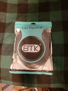 EMK Optisches Audiokabel Außendurchmesser: 7,0 mm Toslink vergoldete Verbindung (16 Fuß/5 m) - Bild 1 von 3