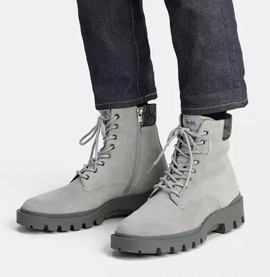 Botas de trabajo de combate Coach Citysole gamuza cuero acero lavado C7075 13 D Foto 1 de 4