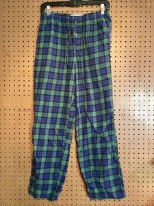 Pantalones de pijama Amazon Essentials para hombre talla M verde y azul a cuadros 100 % algodón G21 - Imagen 1 de 8