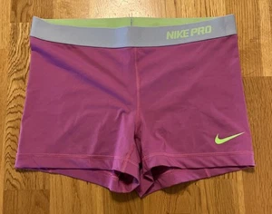 Nike Pro 3” Compression Shorts Women’s Large Pink Yoga Gym Outdoor Activewear - Bild 1 von 8