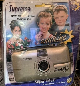 Suprema Silver Sunshine Manual Outdoor Camera VTG 35mm 90's Sealed NOS Travel - Picture 1 of 2