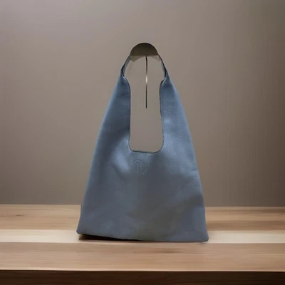 Italian Idea Gray Leather Bag - B1118127 - Image 1 of 4