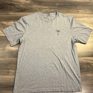Travis Mathew Shirt Herren grau Large Kurzarm T-Shirt Palme - Bild 1 von 7