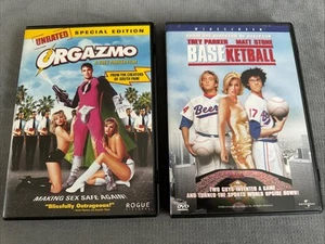 BASEKETBALL (1998) & Orgazmo (2005) - Trey Parker, Matt Stone (DVD) Excellent - Picture 1 of 3