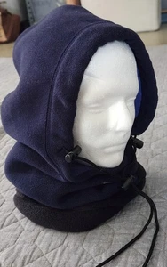 Vintage Head Sokz by Gotta Go Polartec Fleece Halswärmer Gamasche in Navy/Schwarz - Bild 1 von 9