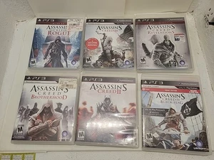 Assassin’s Creed PS3 Colección Lote 6 Juegos Paquete Playstation 3 Manuales Probados - Imagen 1 de 19