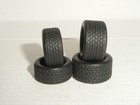 Scalextric - W8204 2x Front and 2x Rear Treaded Tyres for 1990s Saloons - NEW