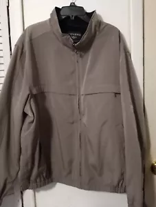 Dockers Quilted Lined Barn Coat Jacket Brown Insulated Men's XL Full Zip - Picture 1 of 12