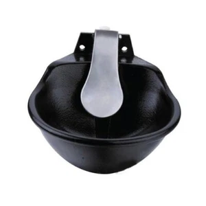 21.5cm Cattle Drinking Bowl - Iron Cast Mounted Automatic Water Cow Horse Trough - Picture 1 of 7