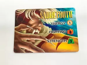 Sabretooth Marvel OverPower Character Card (3 Grid) - Picture 1 of 2