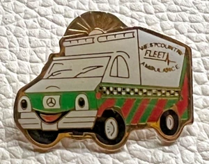 WEST COUNTRY AMBULANCE FLEET "SMILING" MERCEDES PIN BADGE RARE - Bild 1 von 4