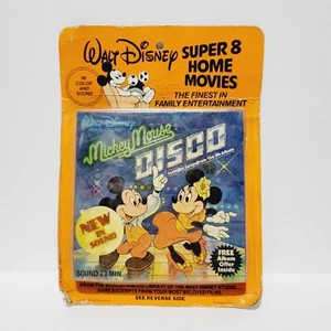 Disney 8mm Movie - Mickey Mouse Disco - Super 8 Color Sound - New Sealed - Picture 1 of 2