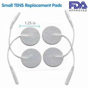 40 Electrode Pads for Massagers Units 1.25'' Round Muscle Pain Relieve Home Use - Picture 1 of 9