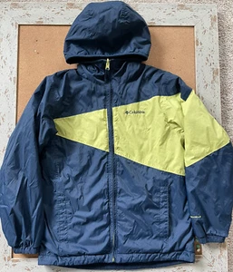 Columbia Boys Jacket Nylon,Fleece Lined Reversible Omni-shield Jacket Sz L - Picture 1 of 6
