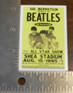 NEW BEATLES SHEA STADIUM MCCARTNEY LENNON STARR HARRISON MAGNET - Picture 1 of 1