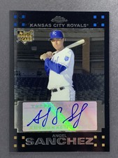 2007 Topps Chrome #288b Angel Sanchez RC AU