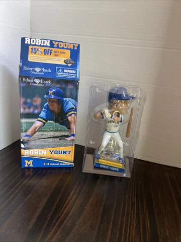 Robin Yount 2014 Milwaukee Brewers bobblehead NIB Cover