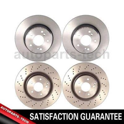 4x Brembo Front Rear Disc Brake Rotors For Mercedes-Benz C230 2003 2003 - Image 1 of 4