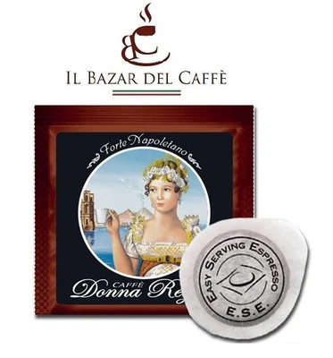 300 cialde caffè Donna Regina forte napoletano ese 44mm linea borbone carta