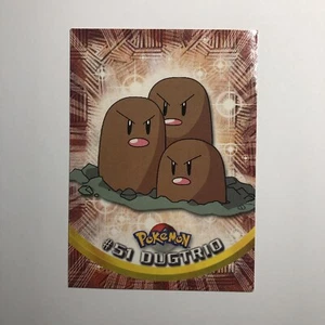 Pokemon Card Dugtrio #51 TOPPS Series 1 Blue Logo 1st Print NEAR MINT Non-Holo!! - Picture 1 of 2