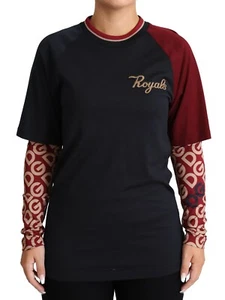 DOLCE & GABBANA Sweater Multicolor Royals Crewneck Pullover IT40/US6/S RRP $800 - Picture 1 of 8