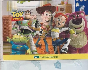 CATHAY PACIFIC AIRLINES TOY STORY PROMOTIONAL PUZZLE WITH ENVELOPE - Imagen 1 de 2