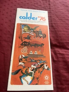 1977 Calder Race Course Horse Track Racing Program Thoroughbred - Picture 1 of 4