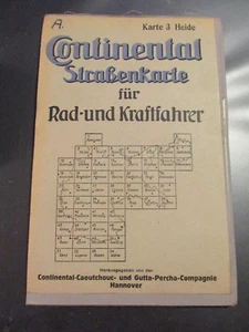 Continental Straßenkarte für Rad- & Kraftfahrer Karte 3 - Heide Helgoland Husum - Bild 1 von 2