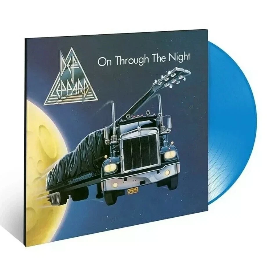 DEF LEPPARD: On Through The Night Limited Edition Blue Vinyl LP NEW  - Image 1 of 1