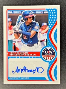 ANTHONY DuFOUR, 2025 Panini Stars & Strips BASEBALL AUTO, 13U/14U - Picture 1 of 2