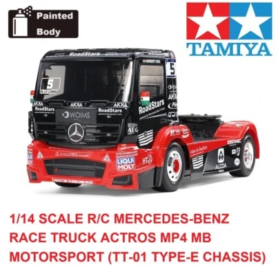 TAMIYA RC 1/14 n.683 MERCEDES-BENZ ACTROS MP4 MB Model Kit TT-01 TYPE-E 58683 - Immagine 1 di 4