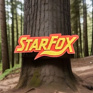 Insegna Starfox Pop Art 7"" appendiabiti o supporto - Foto 1 di 1