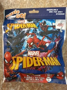 Marvel Spiderman Puzzle On The Go New Sealed 48 Pc - Picture 1 of 11