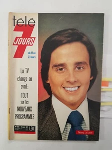TELE 7 JOURS N°673 17/03/73 LE LURON CAUSSIMON JAMET COSTA-GAVRAS S.EGGAR ZAPPY - Picture 1 of 12