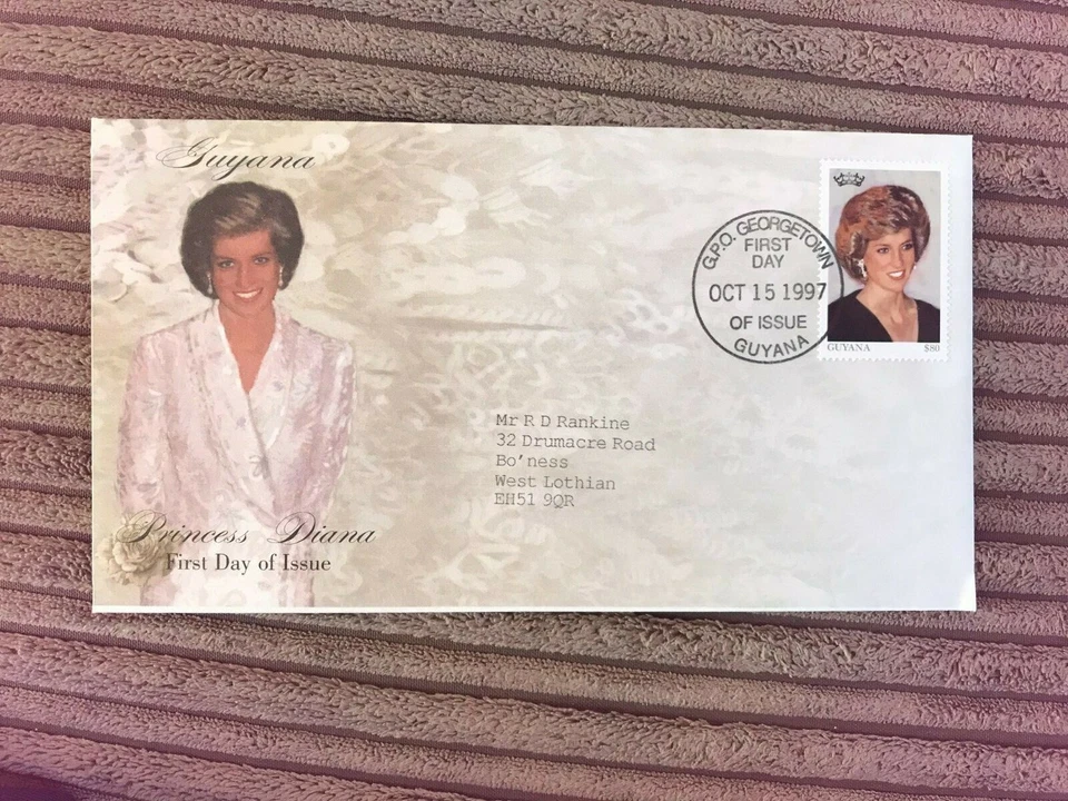 GUYANA 1997 FDC PRINCESA DIANA # RARO # Foto 1 de 1