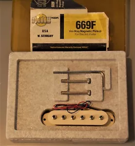 SHADOW Electric Guitar 669F Single Coil Pickup New, Creme, FREE POSTAGE - Picture 1 of 2