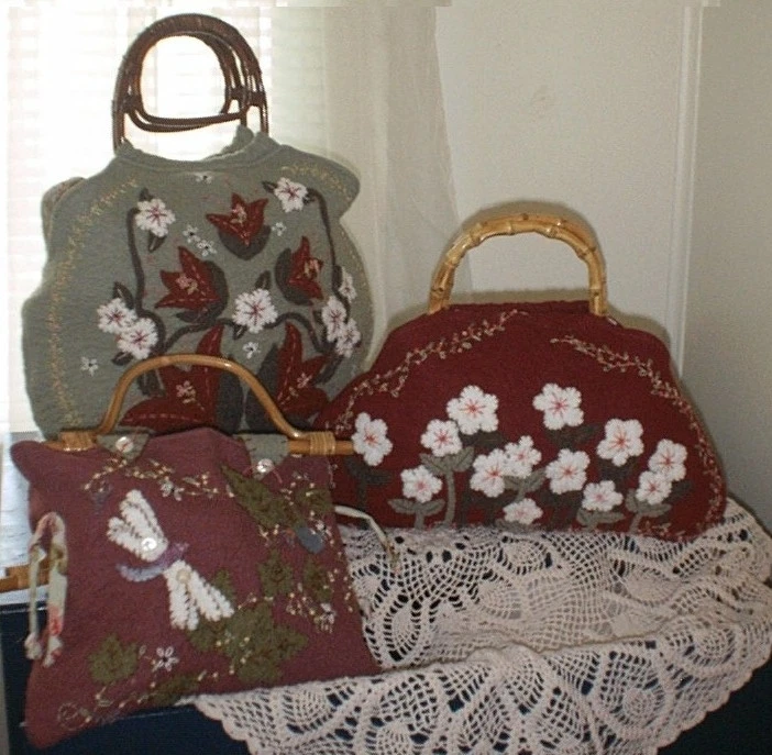 Nuevo DE COLECCIÓN WOOLFLET Cartera Bolso de Mano Patrón 3 Estilos Diferentes Foto 1 de 1