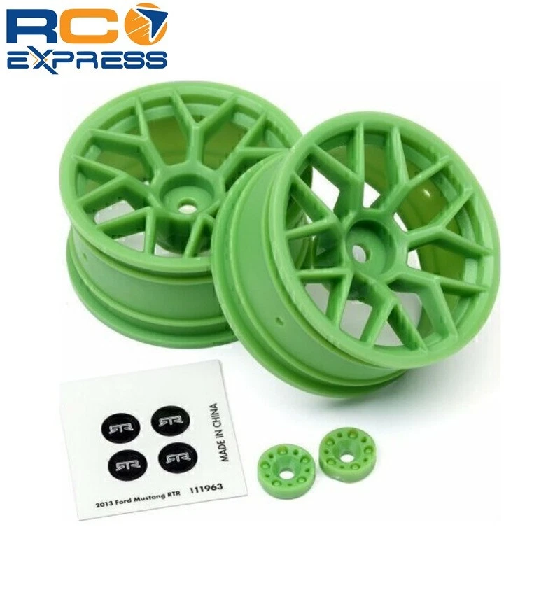 HPI Green RTR Wheel 26mm Width 6mm Offset 2 pieces HPI112811 - Image 1 of 1