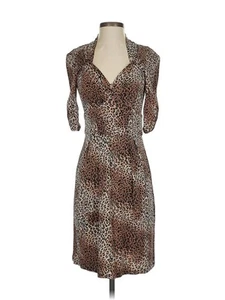 Nanette Lepore Women Brown Cocktail Dress 4 - Picture 1 of 4