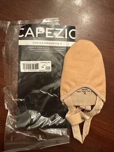 Capezio Leder/Canvas Pirouette II Tanzschuhe XL nude hellbraun - Bild 1 von 6