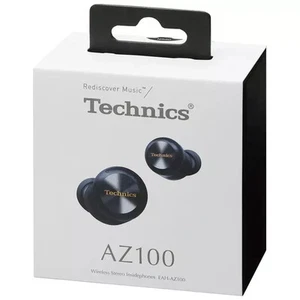 Technics EAH-AZ100 Wireless Earphones Magnetic Fluid Driver Bluetooth Black NEW - Picture 1 of 6