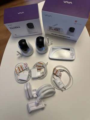 VAVA VA-IH006 Babymonitor mit 2x 720p Kameras 270°  - Bild 1 von 4