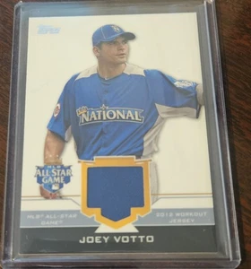2012 Topps Update All-Star Stitches Joey Votto Relic Reds - Bild 1 von 2