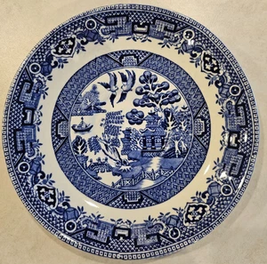 "Willow" WR Midwinter Ltd England Blue Willow 6,5" Untertasse - Top Zustand! - Bild 1 von 2