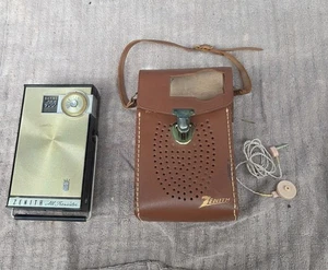 Radio Transistor Zenith Royal 400 De Colección con Estuche y Auricular, ENCIENDE R400Y AM - Imagen 1 de 24