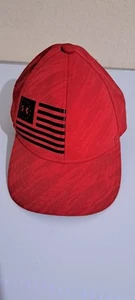 Under Armour Strapback Hat Cap Youth Red - Picture 1 of 7