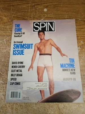 SPIN Magazine VTG Issue - July 1989 Swimsuit Issue Neneh Cherry The Cure - Image 1 of 4