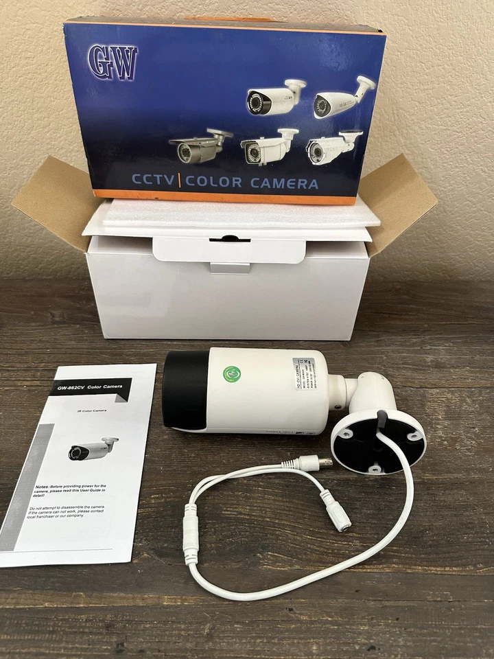 GW Security CCTV GW-862CV IR Color Bullet Camera 1080P 2.8-12mm  Focus Zoom - Image 1 of 4