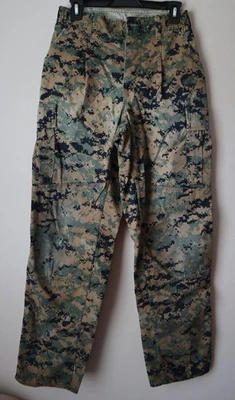 USMC MARPAT Woodland Pants Trousers Sz Small Regular Camo Cargo MCCUU Digital - Image 1 of 4
